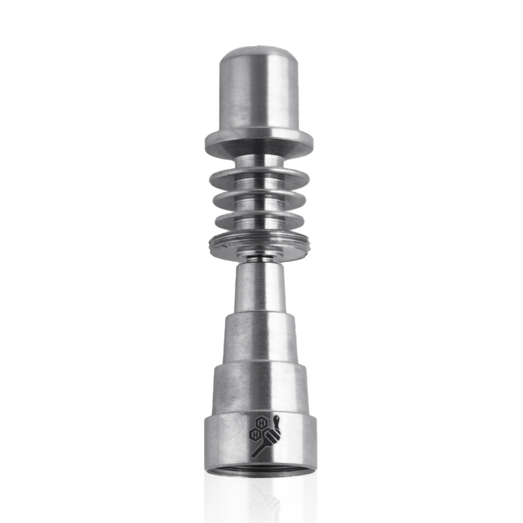Honeybee Herb Titanium 6-in-1 Skillet Enail Dab Nail - Universal Fit, Grade 2