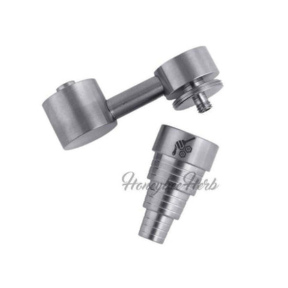 Honeybee Herb Titanium 6-in-1 Universal Sidecar Dab Nail - Grade 2, Carb Cap Compatible