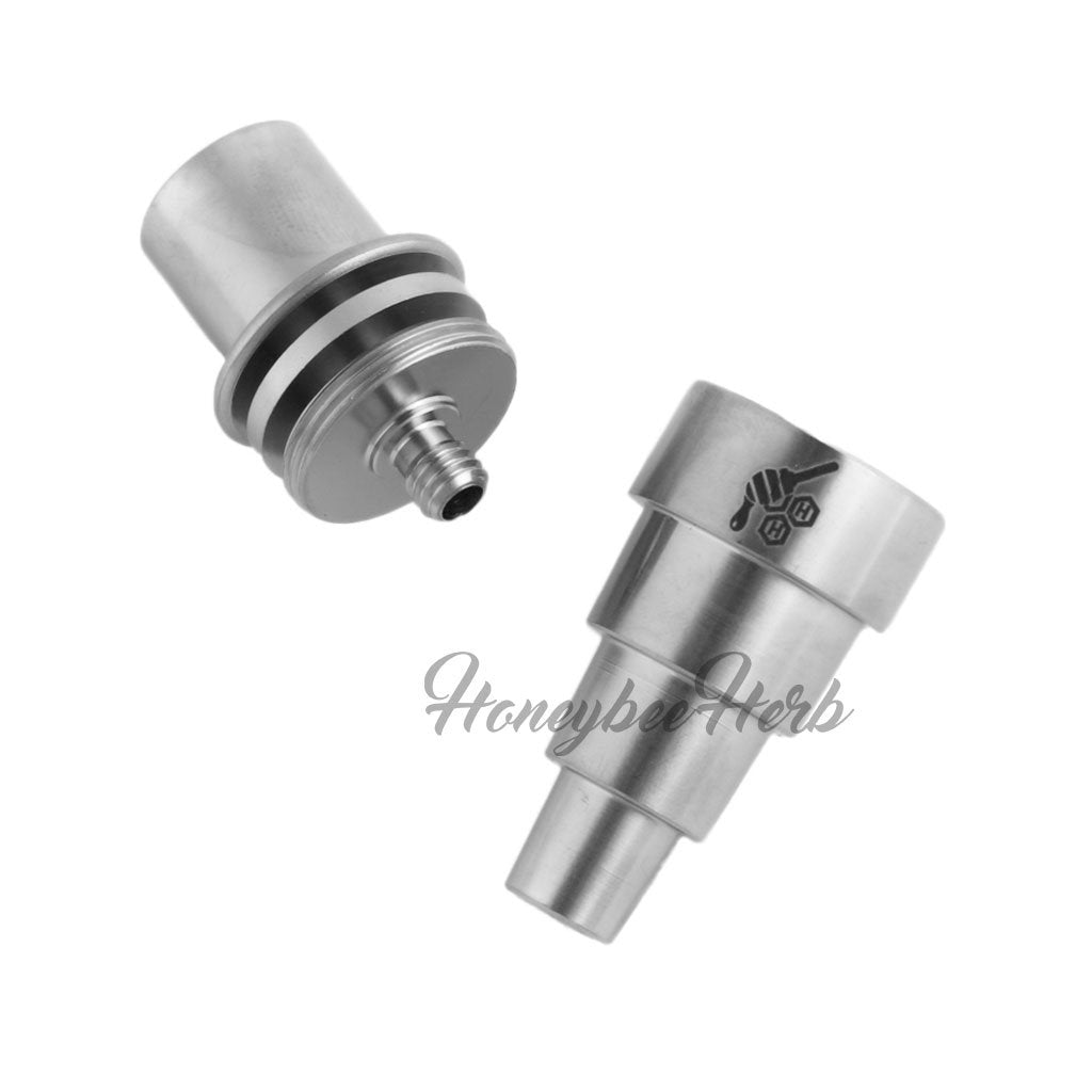 Honeybee Herb Titanium 6-in-1 Enail Dab Nail - Universal Fit & Grade 2