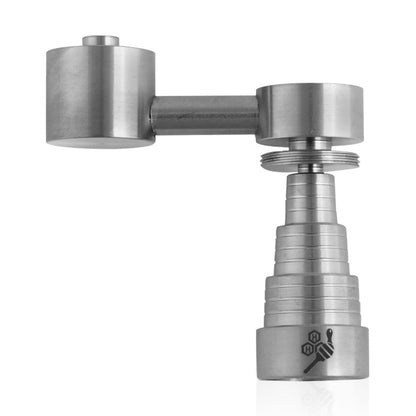 Honeybee Herb Titanium 6-in-1 Universal Sidecar Dab Nail - Grade 2, Carb Cap Compatible
