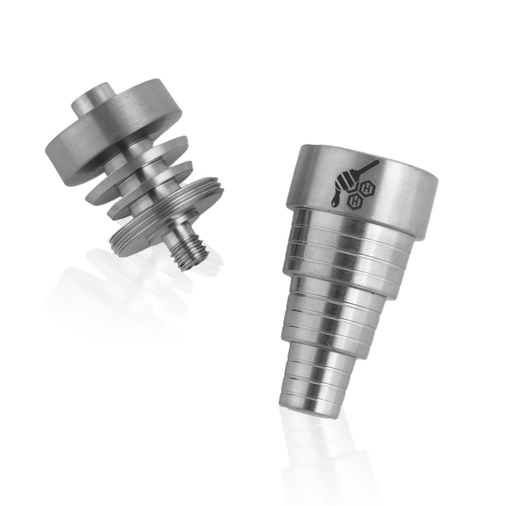 Honeybee Herb Titanium 6-in-1 Dab Nail - Universal Fit & Grade 2