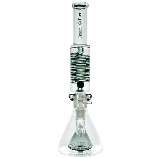Freeze Pipe XL Bong with Glycerin Coil & Showerhead Percolator