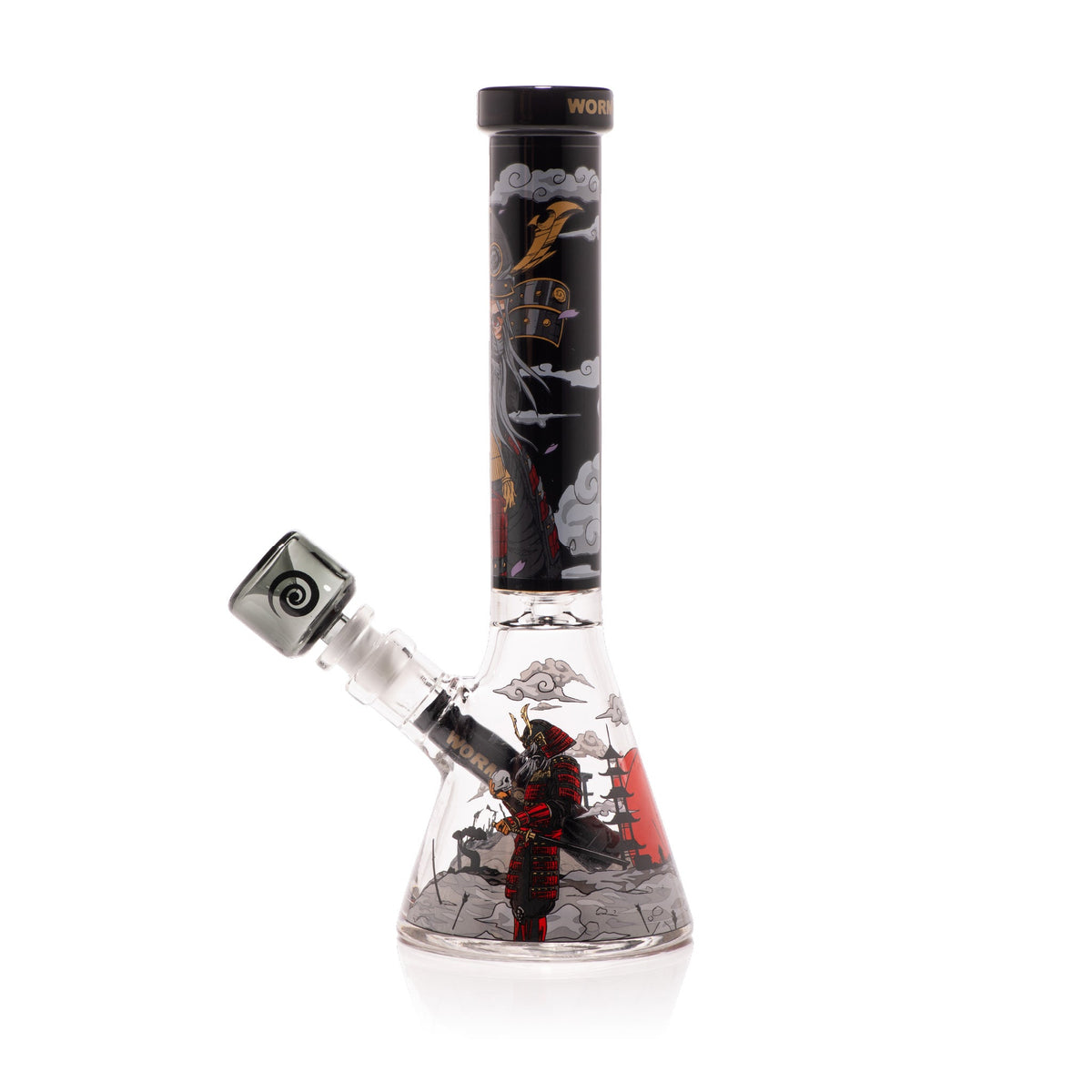 Shogun 11" Black Mini Beaker Bong