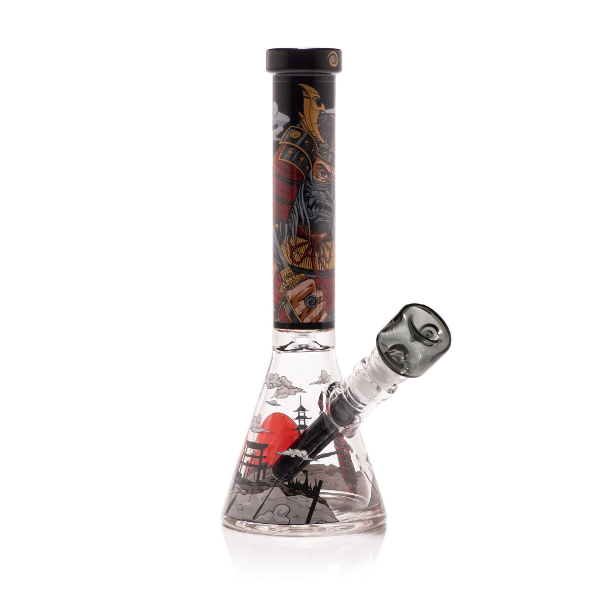 Shogun 11" Black Mini Beaker Bong