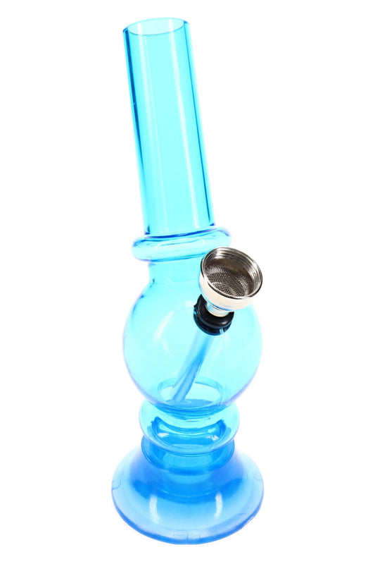 Colorful Acrylic Bong “Neon Mini” – 6″ – Assorted Colors