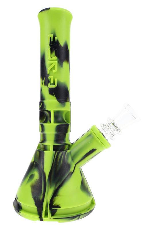 Eyce Silicone Mini Beaker Bong – 7″ – Hidden Storage – Assorted Colors