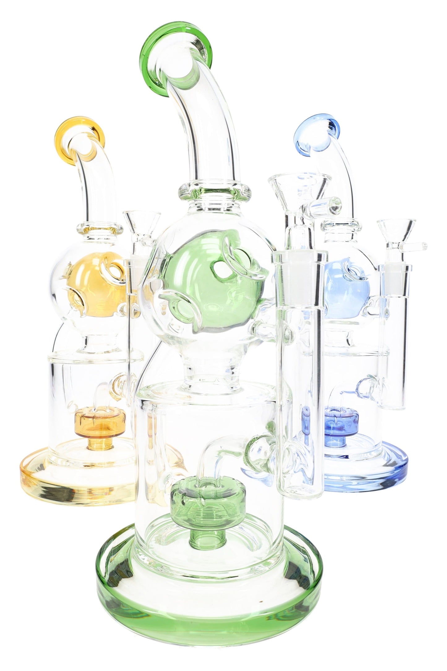 GoG Stemless Fabergé Recycler Bong – 11½″ – Drum Perc