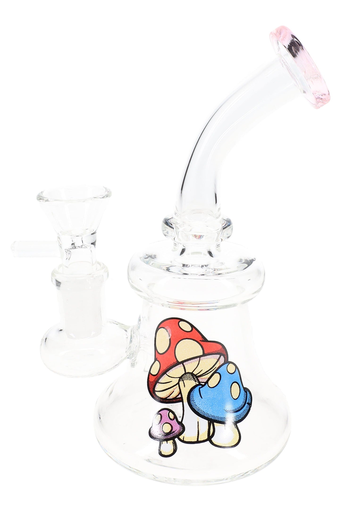 GoG Decal Stemless Beaker Bong – 6″ – Showerhead Perc – Assorted