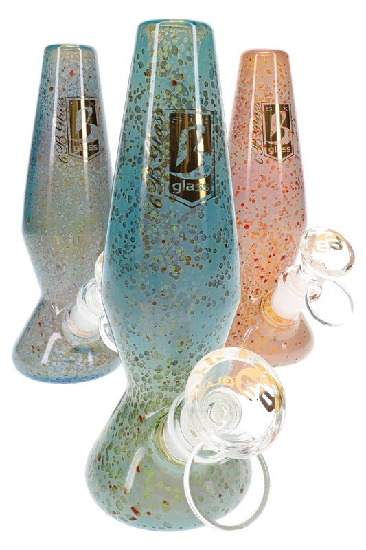 6B Glass Silver Fumed Color Changing Bong – 6″ – Assorted Colors