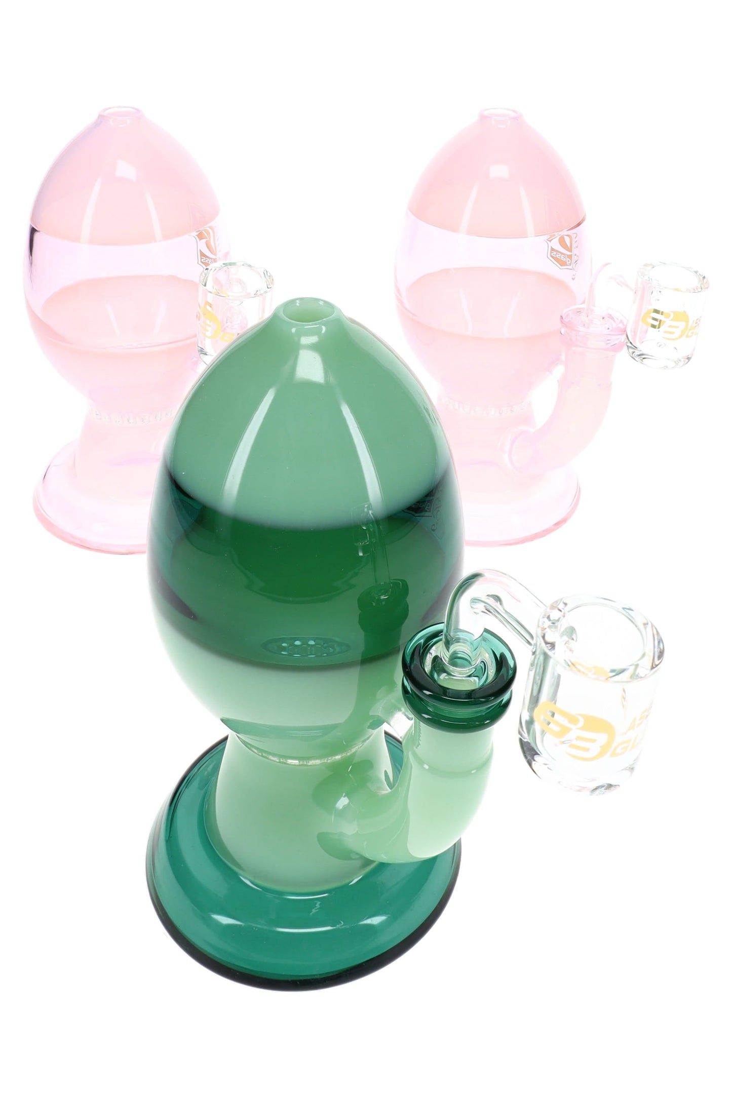 6B Glass Egg Dab Rig – Honeycomb Perc – 6½″ – Assorted Colors
