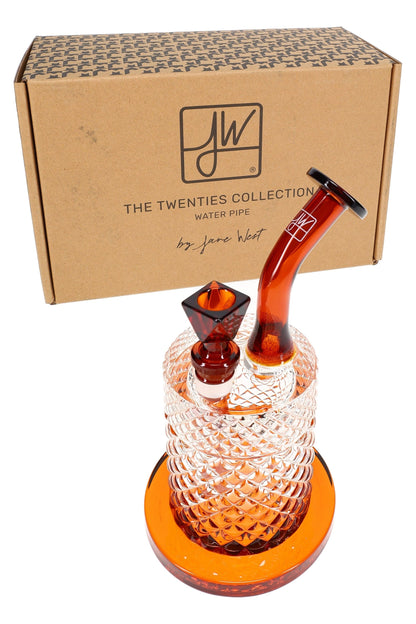 Jane West Twenties Collection 7.5" Glass Bong