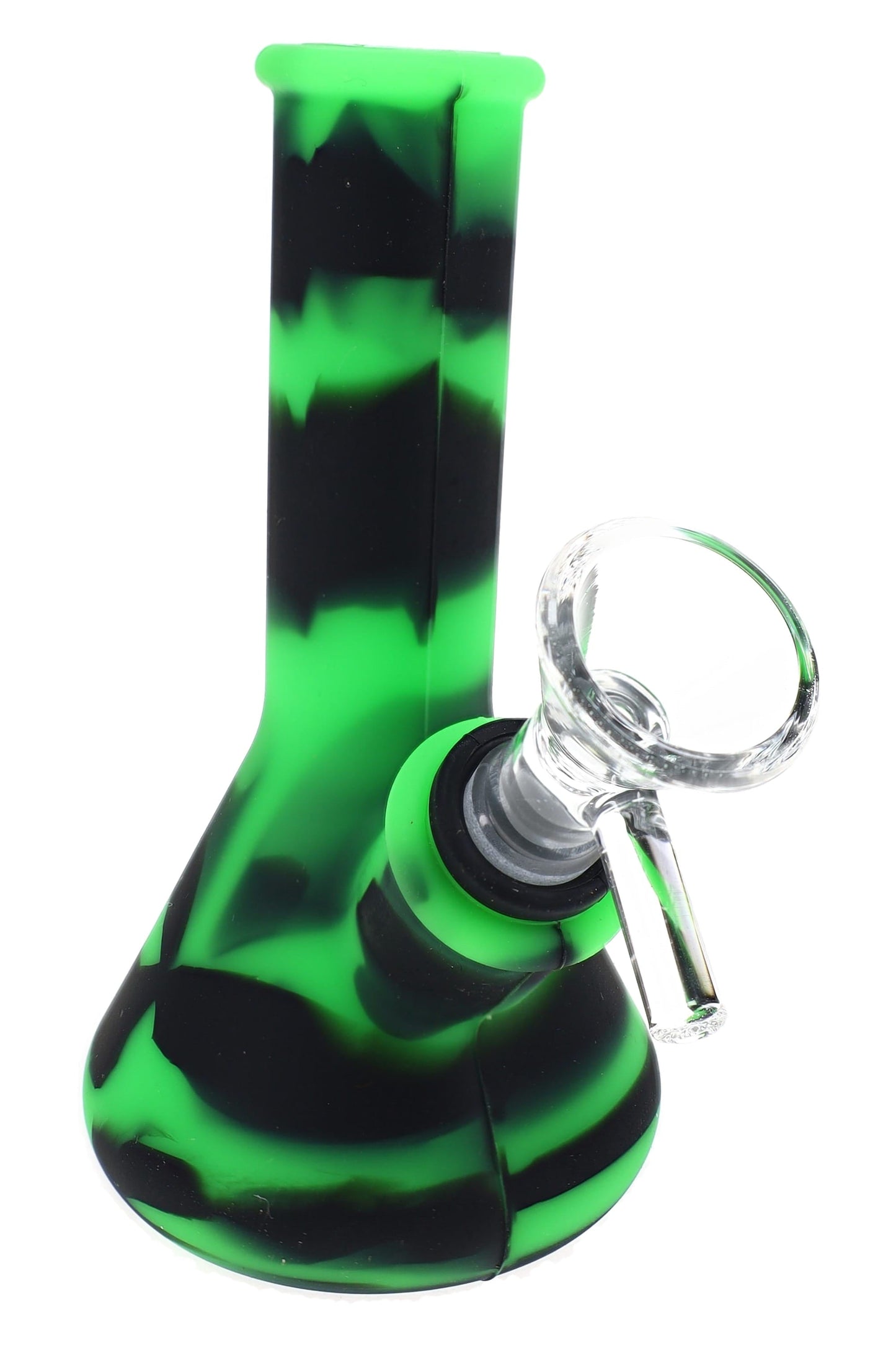 Silicone Beaker Bong “Counter Pop”, 14.5 mm, 5″, Assorted Colors