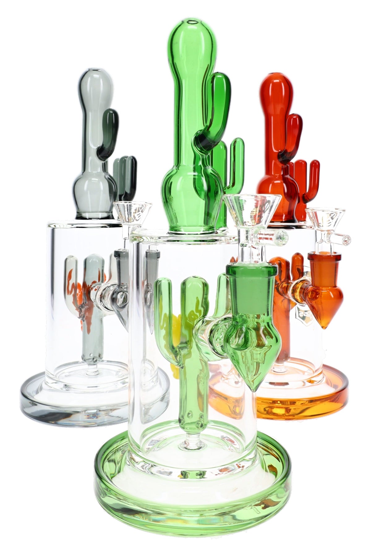 6B Glass Cactus Scorpion Perc 9.5" Glass Bong