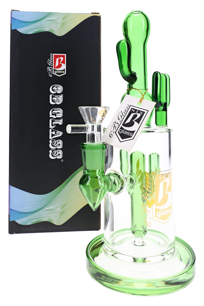 6B Glass Cactus Scorpion Perc 9.5" Glass Bong