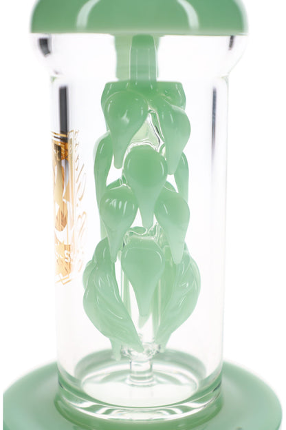 6B Glass Vine Leaf Perc 8.5" Dab Rig