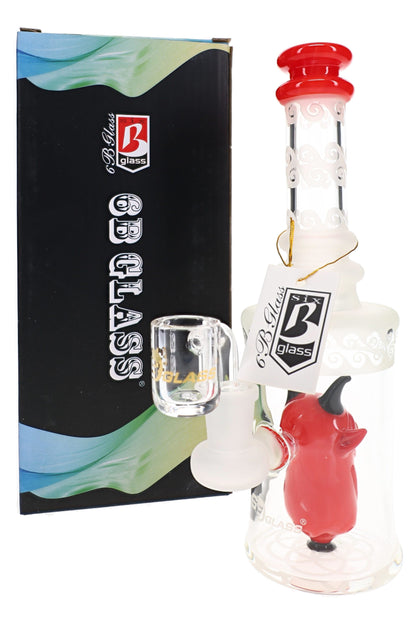 6B Glass Frosted Demon Perc 8.5" Dab Rig