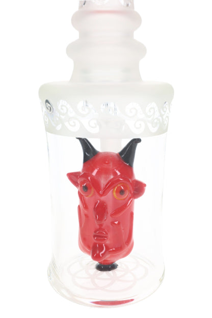 6B Glass Frosted Demon Perc 8.5" Dab Rig