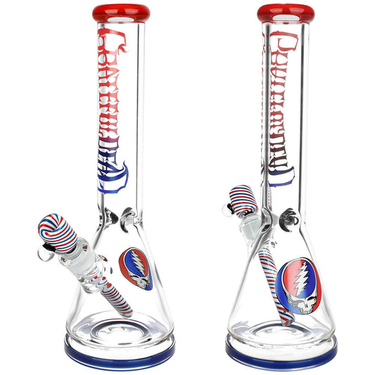 Pulsar Grateful Dead Liberty Beaker 15.75" Glass Water Pipe w/ Ice Catcher
