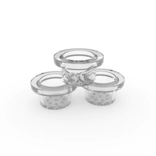 Weedgets MAZE-X Pipe Borosilicate Glass Bowl 3-Pack - Easy Clean & Perfect Fit