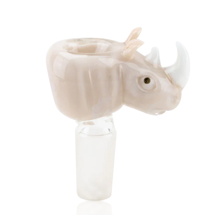 White Rhino Bowl Piece