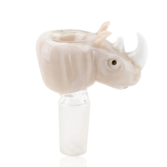 White Rhino Bowl Piece