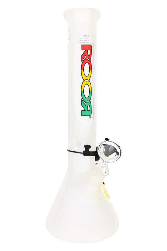 ROOR 14″ Frosted Beaker Bong – Ice Pinch – 5mm Glass