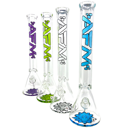 AFM Glass - The Flower Monkey 9mm Beaker - 18"