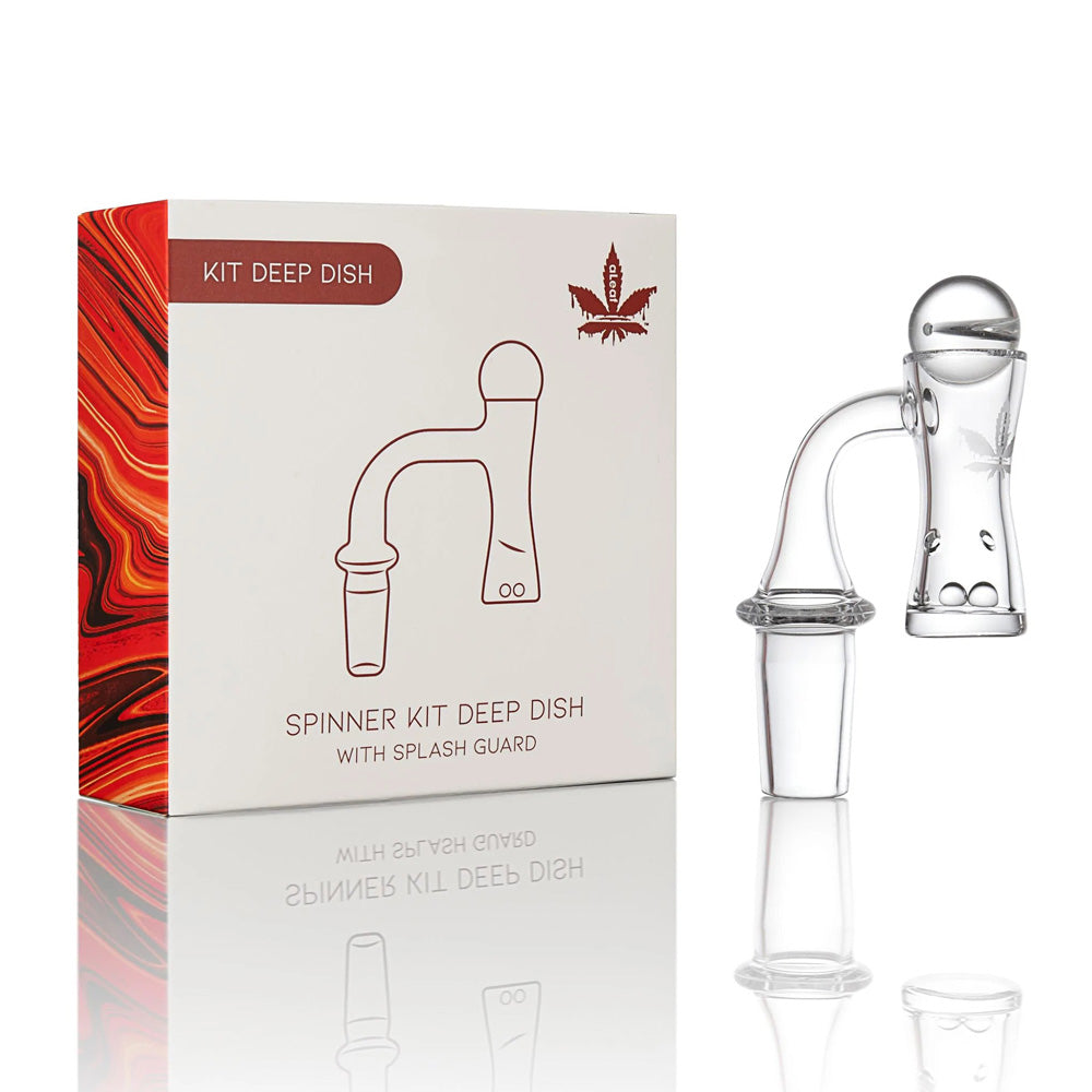 aLeaf Quartz Banger Spinner Kit | Deep Dish | 14mm M | 90 Degree