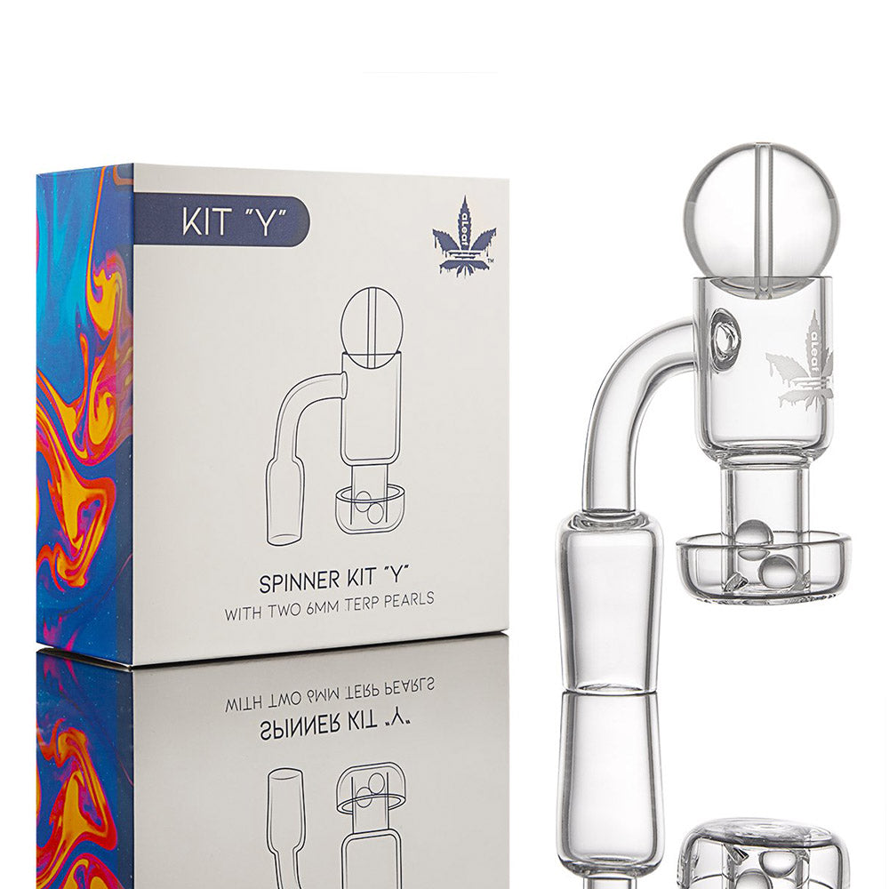 aLeaf Quartz Banger Spinner Kit - Y Terp Pearls
