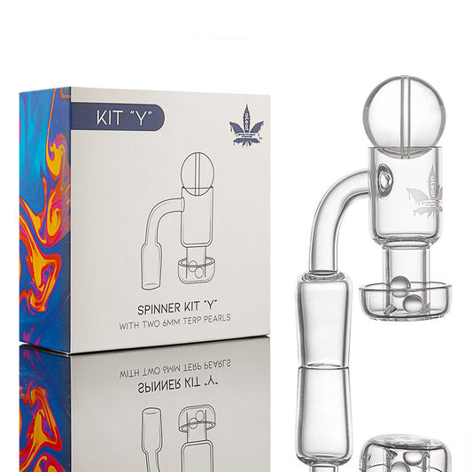 aLeaf Quartz Banger Spinner Kit - Y Terp Pearls