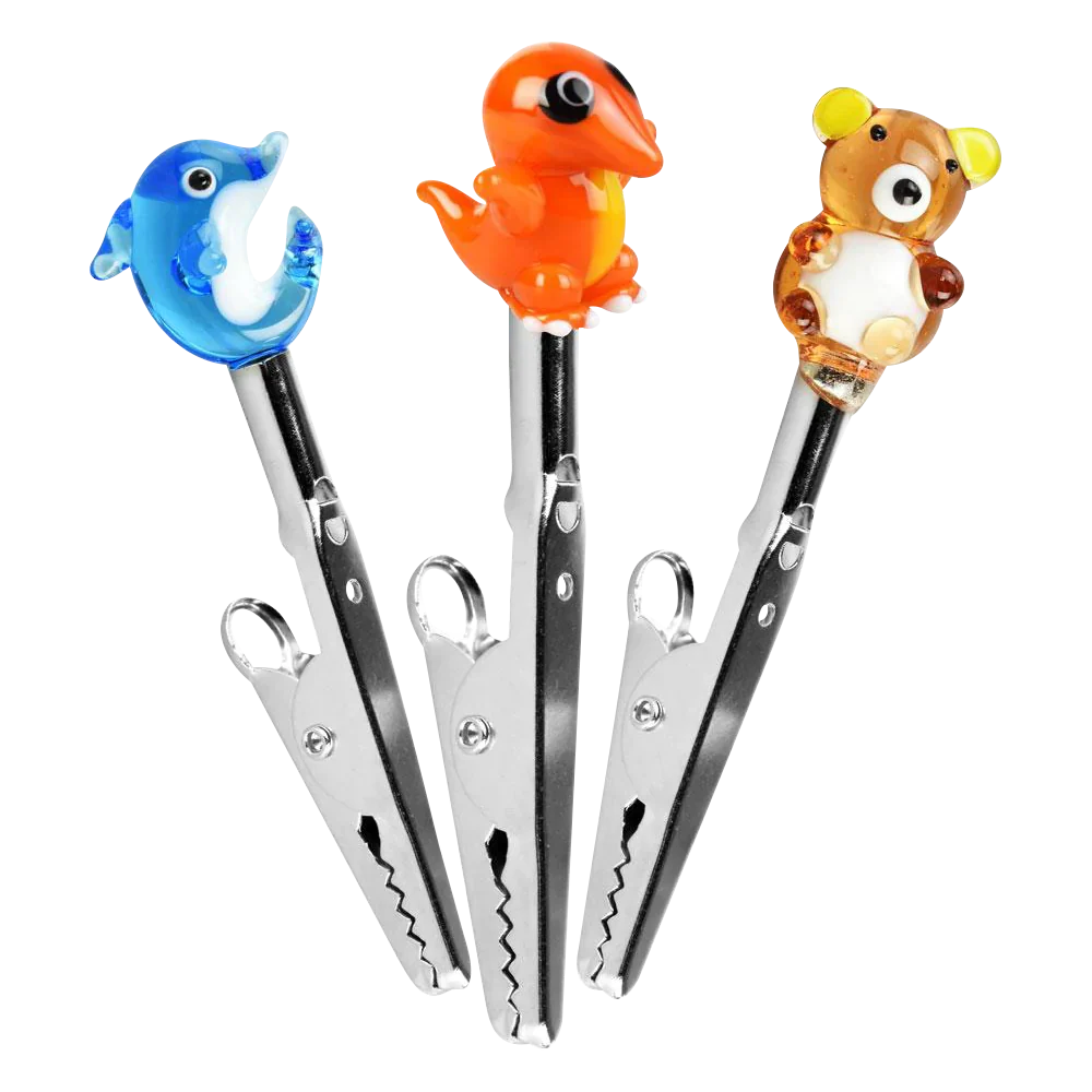 Animal Style Glass Memo Clips - 30 Pack