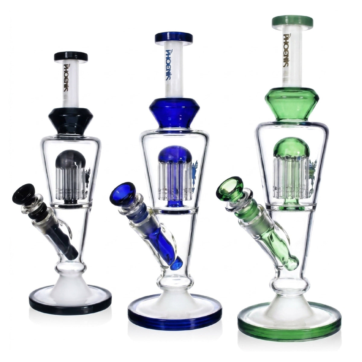 Armillary Percolator Bong - 12in