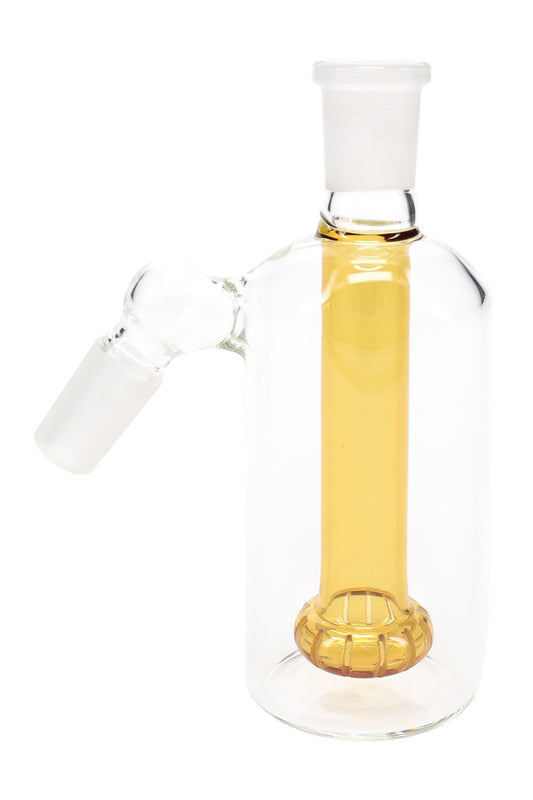 14.5mm Male to Female 45 Degree Glass Ash Catcher with Showerhead Perc
