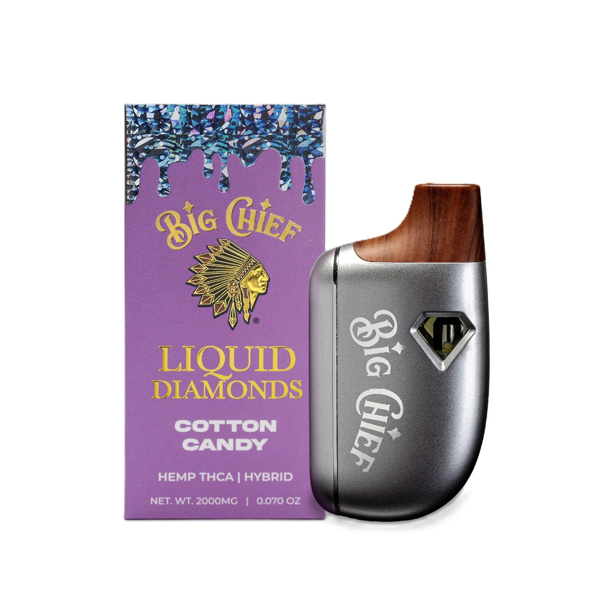 Big Chief 99% Pure Liquid Diamonds Device - 2000mg