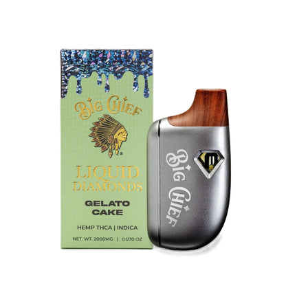 Big Chief 99% Pure Liquid Diamonds Device - 2000mg