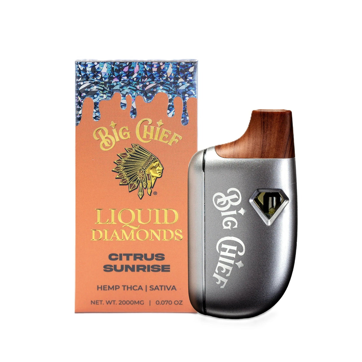 Big Chief 99% Pure Liquid Diamonds Device - 2000mg