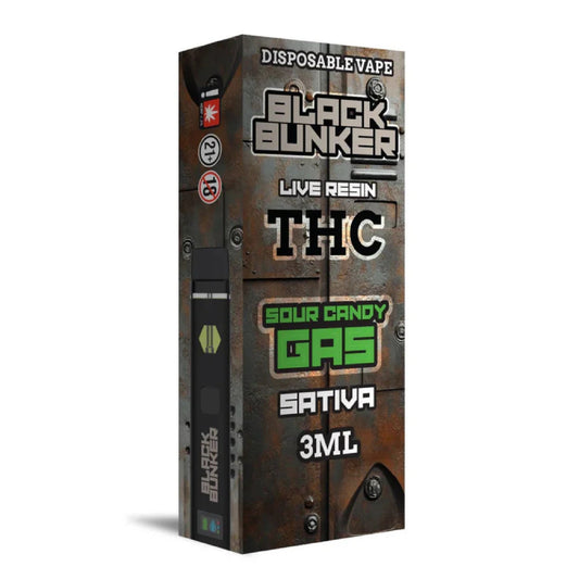 Black Bunker THC Live Resin Device - 3000mg