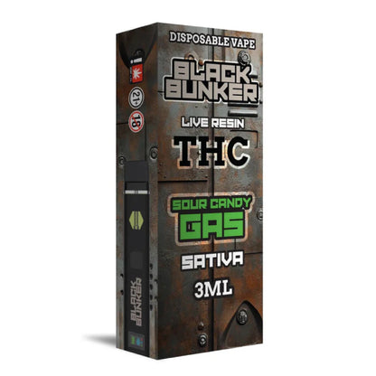 Black Bunker THC Live Resin Device - 3000mg
