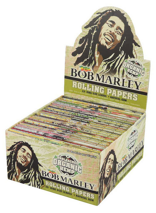 Bob Marley Hemp Rolling Papers - 50 Pack