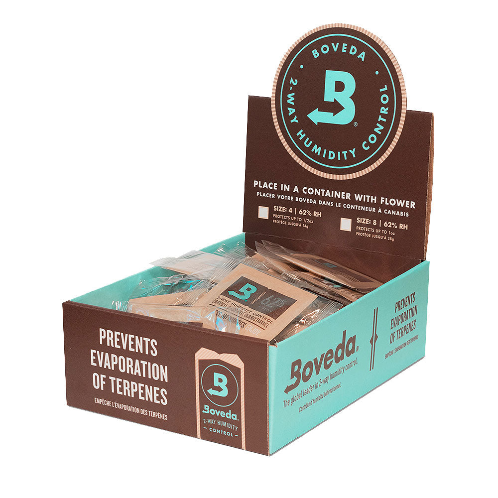 Boveda 2 Way Humidity Packs - 125 Piece Box