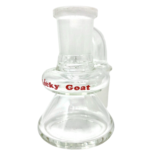 Lucky Goat Clear Glass 3″ Dry Ash Catcher