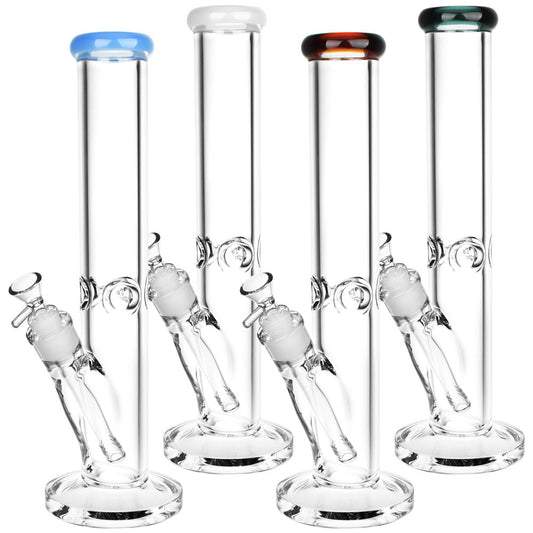 Classic Straight Tube Water Pipe | Borosilicate Glass