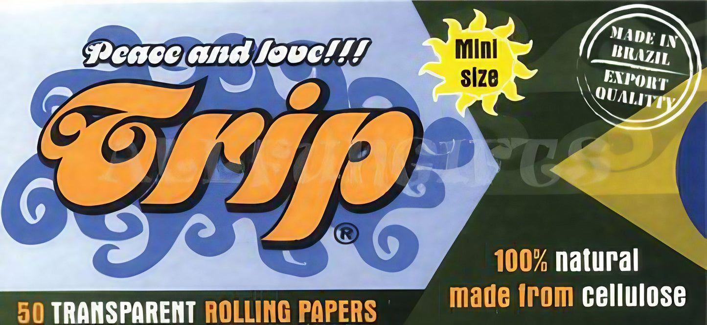 Trip2 Clear Cellulose Rolling Papers 24pk - 1 1/4" Ultra-Thin