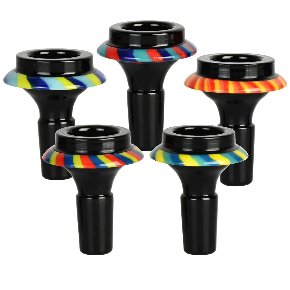 Color Stripe UFO Herb Slide - 5 Pack