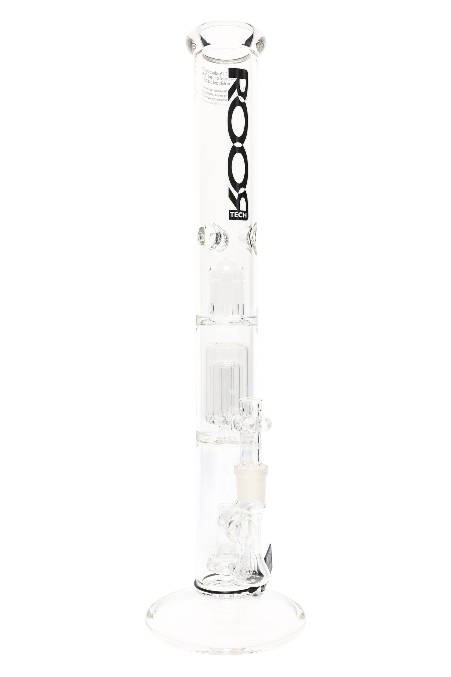 ROOR Tech 18" 5mm Straight Shooter – Tree to Dome Perc w/ Ice Pinch Tube