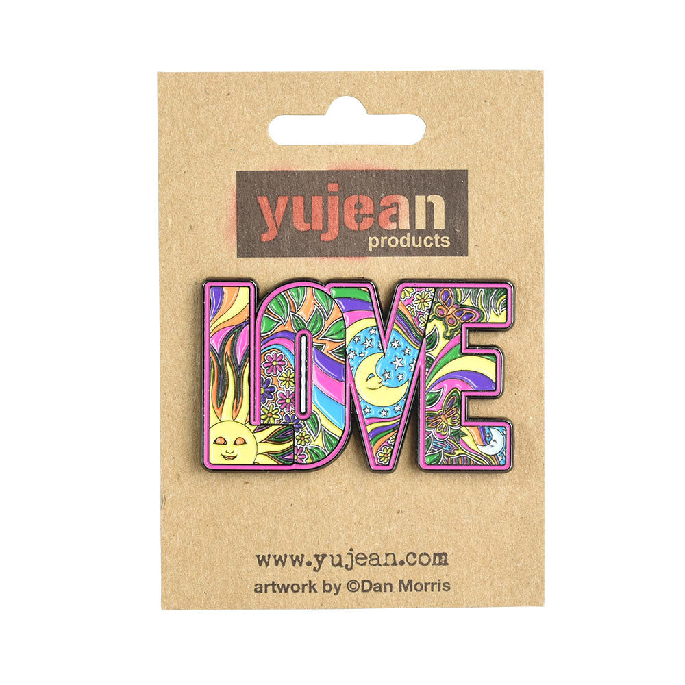 Dan Morris Love Enamel Pin | 2" x 1.2"