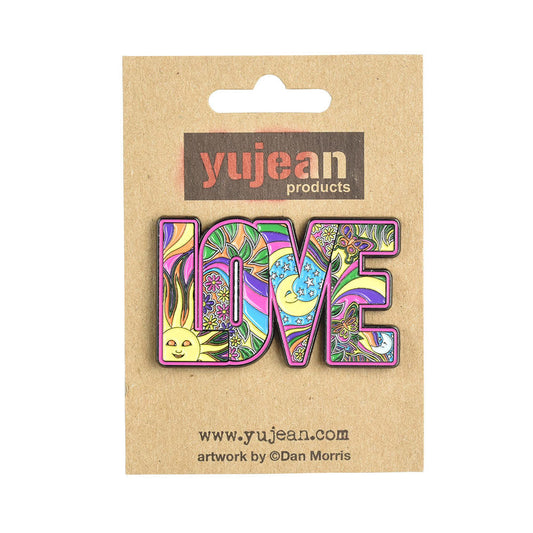 Dan Morris Love Enamel Pin | 2" x 1.2"