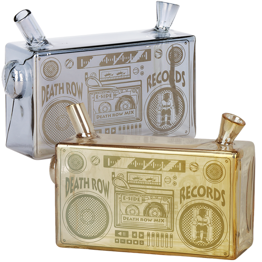 Death Row Records Boom Box Glass Blunt Bubbler | 5"