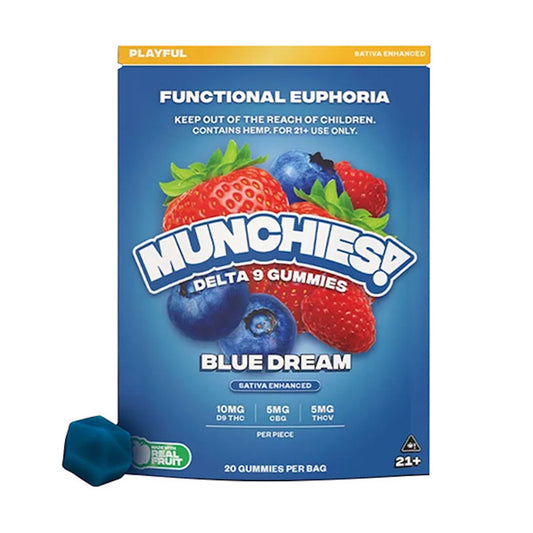 MUNCHIES! Functional Euphoria Delta 9 Boosted Gummies - 400mg (20ct)