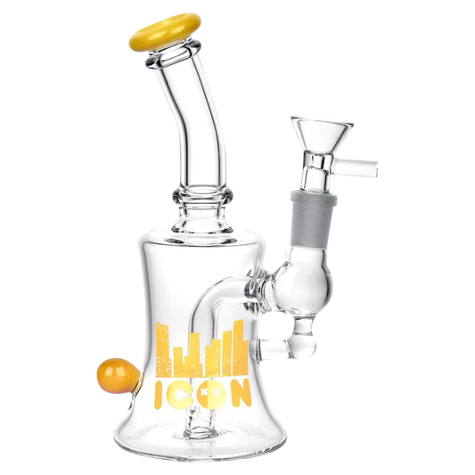 Diamond Glass Icon "Baggins" Water Pipe
